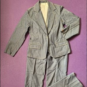 Liz Claiborne denim jacket and pants set